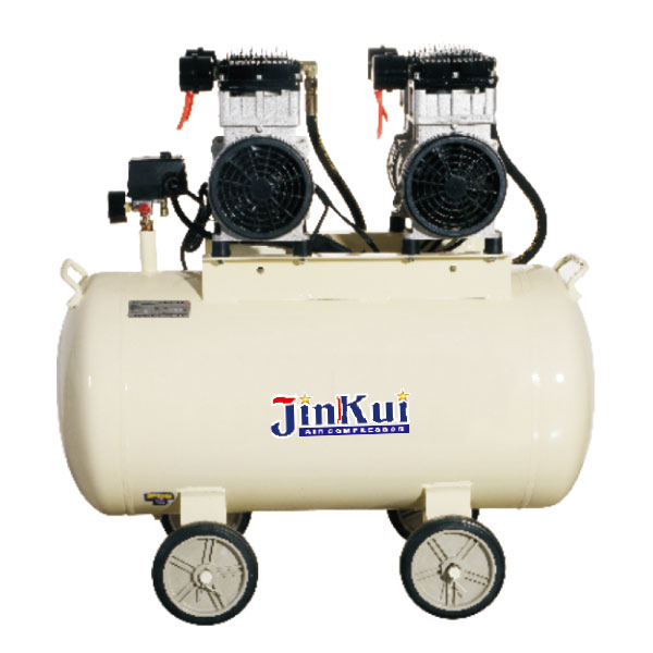JK1100x2-90L Silent oil free Air Compressor
